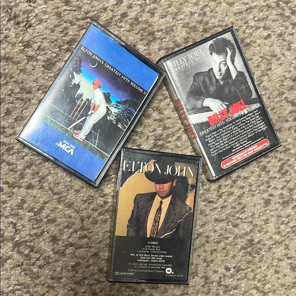 Elton John and Billy Joel Cassette Collection